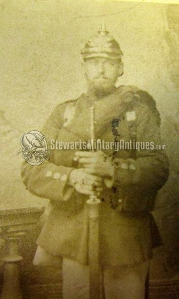  German Infantry CDV, Circa 1871, Celle Photographer — image 2