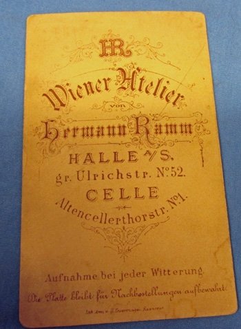  German Infantry CDV, Circa 1871, Celle Photographer — image 4