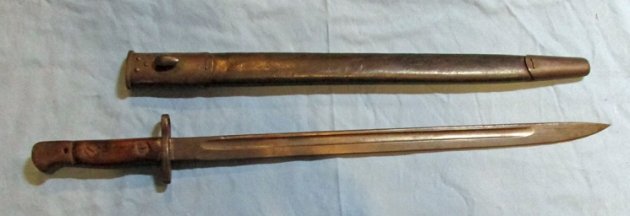  British 1907 Pattern, Siamese Contract Bayonet & Siamese Marked Scabbard — image 3