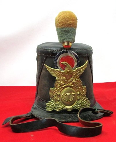  US Civil War Import, French Mle 1860 Infantry Shako — image 2