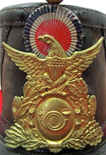  US Civil War Import, French Mle 1860 Infantry Shako — image 3
