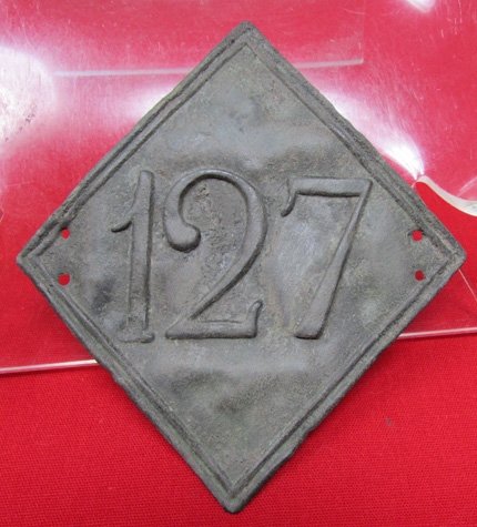  French 1st Empire Infantry Shako Plate, 1810 Pattern,  Field Recovered, Grande Armee 1812 — image 2