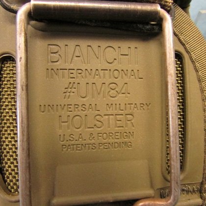  US Current Era,  M12 Bianchi Beretta Pistol Holster, Green Nylon — image 5