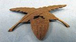 US WWI, Army Office Collar Insignia, Clerk, Adjutant General's Office