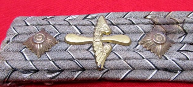  German WWI Prussian Aviation Hauptman Shoulder Board — image 3