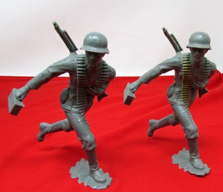  US Cold War Era, German Soldier Lot, 10,  MARX Mfg. 1963 — image 4