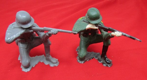  US Cold War Era, German Soldier Lot, 10,  MARX Mfg. 1963 — image 6