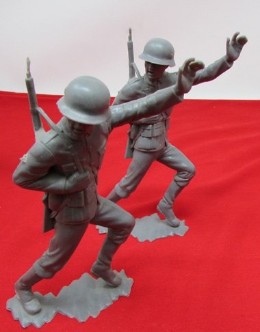  US Cold War Era, German Soldier Lot, 10,  MARX Mfg. 1963 — image 8