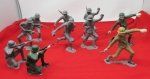 US Cold War Era, German Soldier Lot, 10, MARX Mfg. …