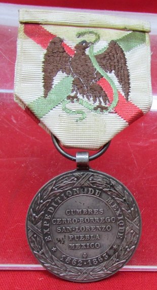  French 2nd Empire, Mexican Intervention Campaign Medal 1862/1863 — image 5