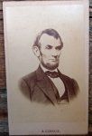 US Civil War, President Lincoln CDV