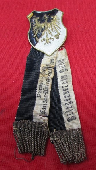  German Post WWI Prussian Veterans Medal & Ribbon — image 2