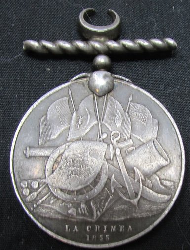  British Crimen War, Turkish Crimea Medal, Sardinian Issue, Unique Suspender, 47th Foot — image 2