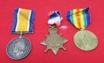 British WWI Medal Trio, Pte. J. Graham, HLI, 2423