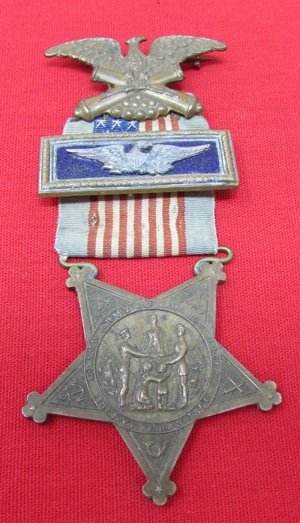  US Post Civil War, GAR Membership Medal, Past Officer, Numbered Edge — image 2