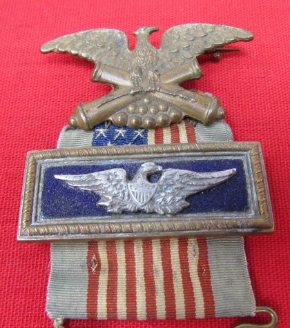  US Post Civil War, GAR Membership Medal, Past Officer, Numbered Edge — image 3