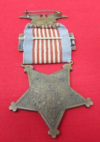  US Post Civil War, GAR Membership Medal, Past Officer, Numbered Edge — image 5
