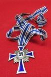 German WWII Mothers Cross in Silver