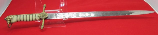  British Pre WWI, Royal Navy Officers Dirk, Edward VII 1901-1910 — image 8