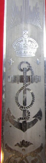  British Pre WWI, Royal Navy Officers Dirk, Edward VII 1901-1910 — image 9