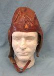 Japanese WWII Army Pilot's Leather Summer Flying Helmet