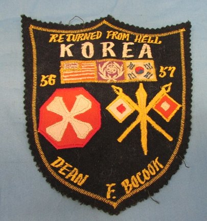  US Cold War Era Korea Tour Jacket Patch 1956/57 — image 2