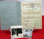 German WWII Army Wehrpass, 1937, Munich Resident, WWI Veteran