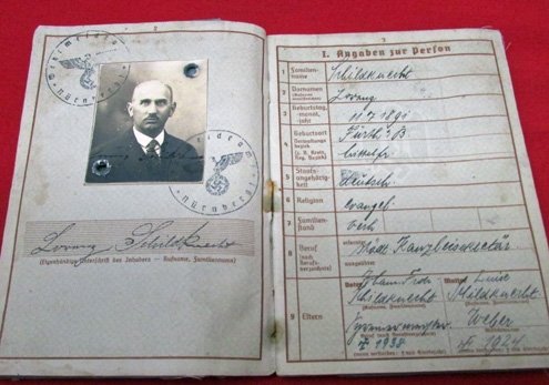  German WWII Army Wehrpass, 1938 — image 5