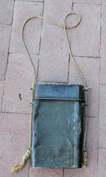  Italian WWI Gas mask container & Vaseline Lubricant Can — image 2