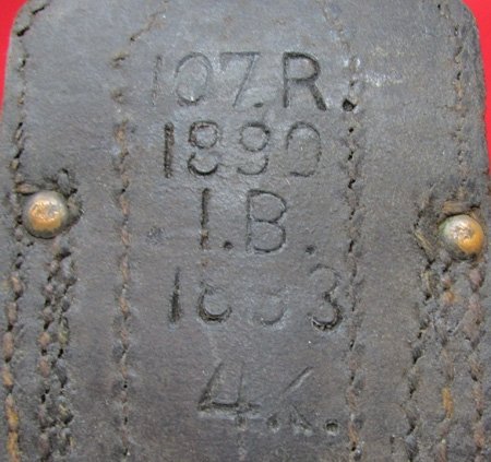  German M1871 Service Bayonet, Regimental Markings with Frog — image 4