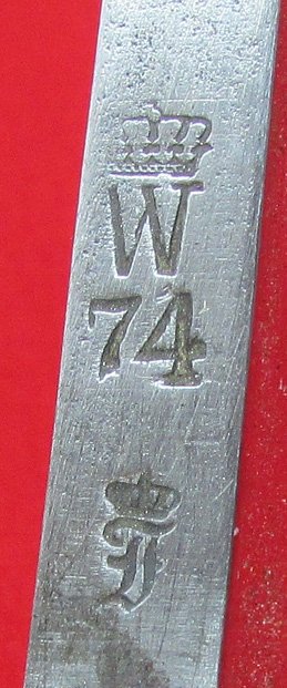  German M1871 Service Bayonet, Regimental Markings with Frog — image 7