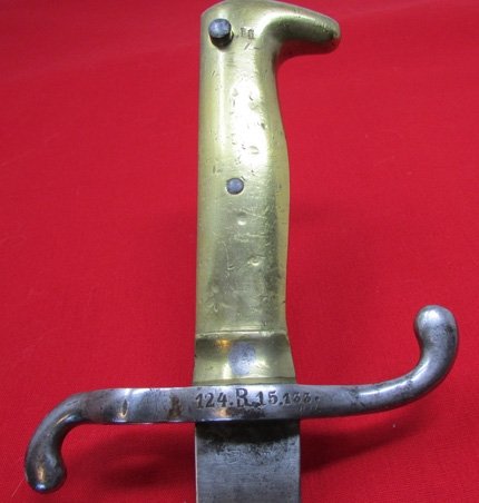  German M1871 Service Bayonet, Regimental Markings with Frog — image 9