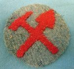 French WWI, Pioneer Specialty Insignia, Horizon Blue Wool