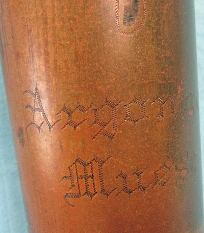  French WWI Trench Art Shell Vase, Air Service, Meuse Argonne — image 4