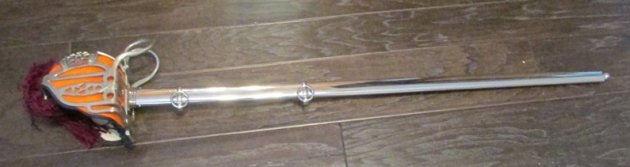  British Cold War Era, Highland Officers Sword, German Mfg. — image 2