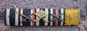 German WWI Five Place Ribbon Bar — image 2