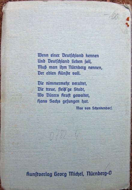 German WWII Postcard Souvenir Booklet, Nurnberg Reichsparteitag, 12 Postcards — image 9