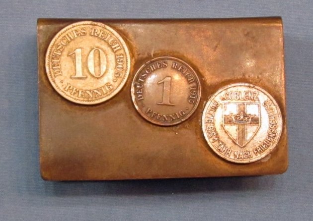 German WWI Trench Art Match Safe — image 2