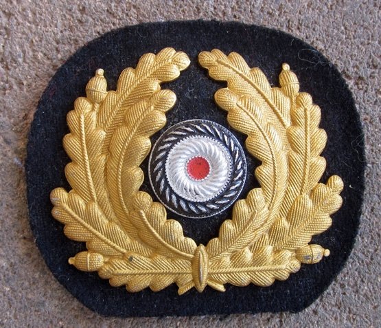 German WWII Kriegsmarine Officers Cap Wreath — image 2