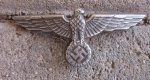 German WWII Heer Visor Hat Eagle, Removed from a cap