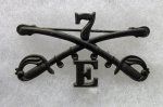 US Ca 1907 Enlisted Service Coat Collar Insignia, Cavalry, Troop …