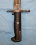 US WWII M1 Garand Bayonet & Scabbard, Oneida Limited
