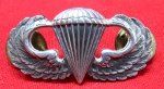 US Vietnam War Era Airborne Jump Wings, Sterling, Clutchback