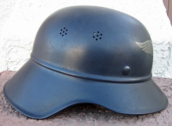 German WWII Luftschutz Gladiator Helmet, Very Clean — image 3