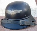 German WWII Luftschutz Gladiator Helmet, Very Clean