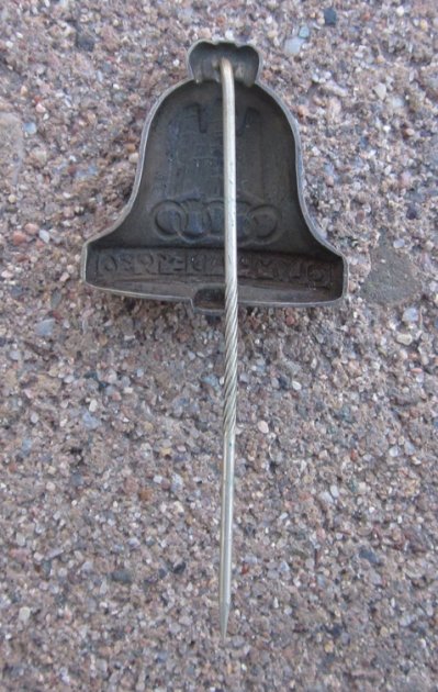 German WWII 1936 Olympic Games Souvenir Stickpin — image 3