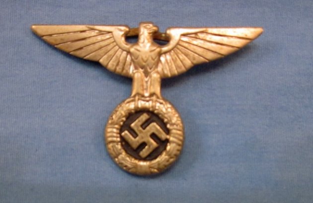 German WWII SA-SS Early Cap Eagle, 2 Inch Wingspan — image 2