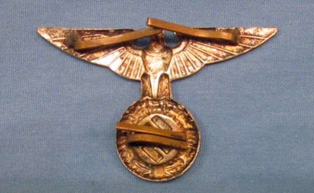 German WWII SA-SS Early Cap Eagle, 2 Inch Wingspan — image 3