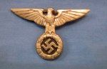 German WWII SA-SS Early Cap Eagle, 2 Inch Wingspan