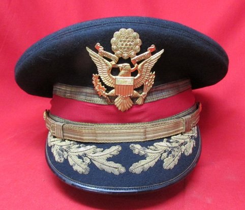 US Pre WWII, Army Field Grade Artillery Officer Dress Hat, Identified, Luxenberg Manufacture — image 2